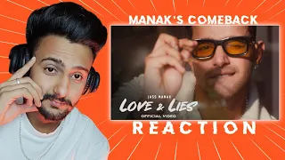 Reaction on Jass Manak | Love & Lies | Official Video