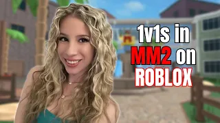 1V1 me in MM2 on ROBLOX!!!