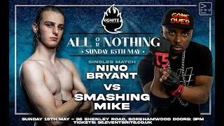 Ignite Wrestling Pro - All or Nothing: Smashing Mike vs Nino Bryant