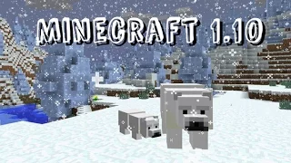 Обзор Minecraft 1.10 [Медведь, песчаный зомби и снежный скелет]