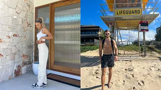 Day in the life living in Australia | Fitness routine, ocean swims & shopping mall!
