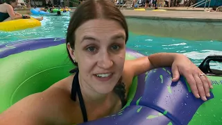 Trinity Faces Her Fears! Giant Waterslide!!!