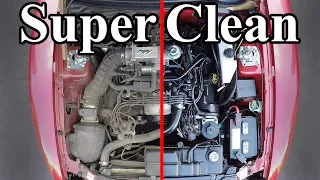 How to SUPER CLEAN your Engine Bay