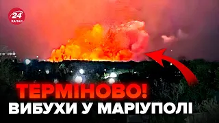 🔥 Fire all over MARIUPOL! An INTERESTING place was hit, you can see the PILLARS OF SMOKE everywhere