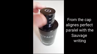 Dior Sauvage - how to spot a fake perfume