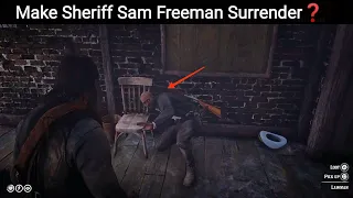 I Never Knew You Could Do This With Sheriff Freeman (Special Hidden Move) - RDR2