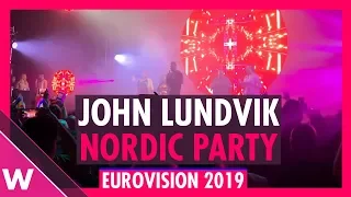 John Lundvik "Too Late For Love" LIVE at the Nordic Party @ Euroclub 2019