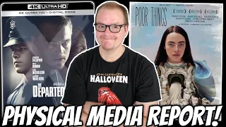 The Departed 4K STEELBOOK And Poor Things! | The Physical MEDIA Report #199