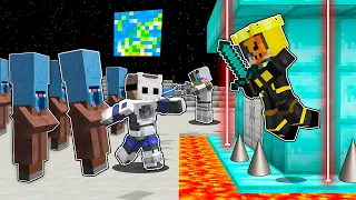 GÜVENLİKLİ UZAY EVİ vs UZAYLI ORDUSU! - Minecraft