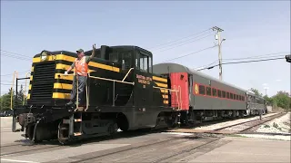 Restored railroad sidings: Centercab switchers in Melville, RI - 5/2023