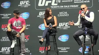 Conor McGregor and Dustin poirier press Conference