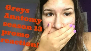 Reacting to Greys Anatomy Season 13 PROMO! |React with Katie