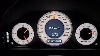 Mercedes CLK 55 AMG (367HP) Kickdown Acceleration
