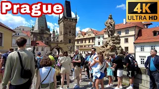 Prague - One of the Most Beautiful Capital Cities in Europe - City Tour 4K