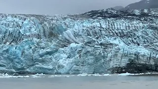 Glimpses of Reid Glacier, Glacier Bay National Park