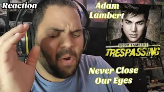 Adam Lambert - Never Close Our Eyes |REACTION| Trespassing Album First Listen