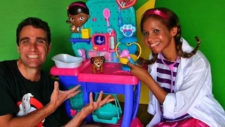 Doc McStuffins Pet Vet Checkup Center Unboxing!  || Disney Toy Reviews || Konas2002