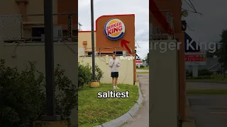 McDonald’s vs Burger King: SALTIEST Item Wins