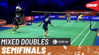 HYLO Open 2021 | Puavaranukroh/Taerattanachai (THA) [1] vs Rivaldy/Mentari (INA) | Semifinals