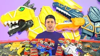 Power Rangers Dino Super Charge New Toys! (Titano Morpher, Yellow Rexy!)