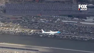 Air Force One Flies Over the Daytona 500