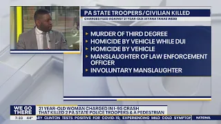 Attorney explains charges against woman accused of killing 2 PA state troopers, civilian on I-95