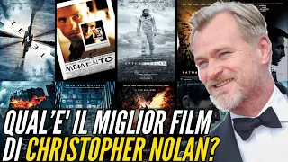 CLASSIFICA FILM CHRISTOPHER NOLAN - TIER LIST