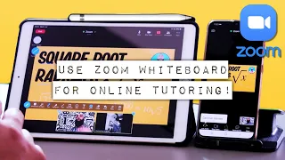 How to use ZOOM Whiteboard on iPad for Online Classes