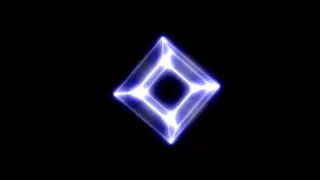 Purple Tesseract Cube, Silent Trippy Meditation Visual