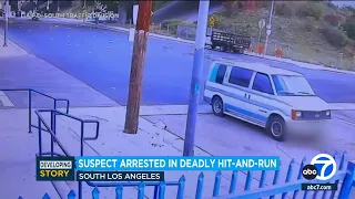 Arrest made after van drags hit-and-run victim for blocks in South LA