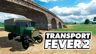 Transport Fever 2 - Тентованные грузовики, производство стали! #7