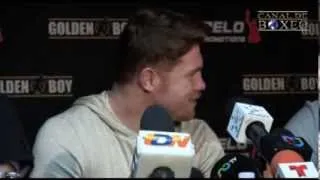 Saúl "Canelo" Álvarez vs Alfredo Angulo presentada oficialmente en conferencia de prensa