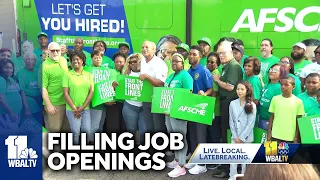 Maryland, union leaders converge to fill job openings