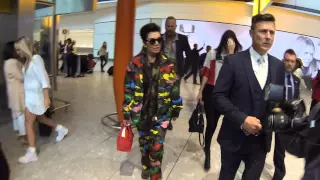 Kris Jenner And Kendall Jenner Seen Arriving in London Heathrow