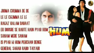 Hum Movie All Songs~Amitabh Bachchan~Rajinikanth & Govinda~Musical Club