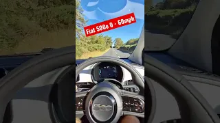 Fiat 500e 42kw 0 to 60mph Test 🚀