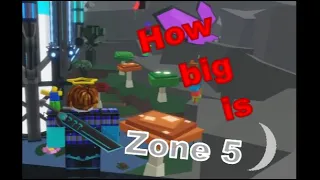 How big is zone 5 in real life? - JToH theory