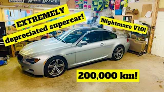 Is a CHEAP BMW V10 supercar a bad idea? 2006 E63 M6!