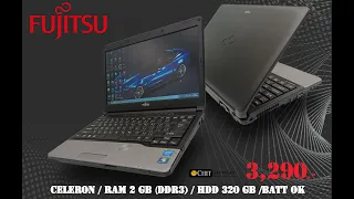 โน๊ตบุ๊ค Fujitsu เครื่องแท้ ราคา 3,290 บาท ไม่เคยผ่านการซ่อม สภาพใหม่​make in Japan แบตนาน 1-2 ช.ม.