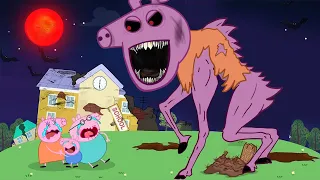 Peppa Pig Turn Into A Zombies Appear At The School | Peppa Pig Funny Animation