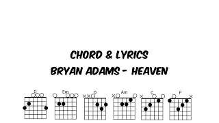 Easy chord Heaven - Bryan Adams