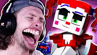 VAPOR REACTS TO FNAF MINECRAFT FAZBEAR & FRIENDS EPISODE 4!