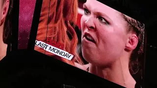 Becky Lynch attacks Stephanie McMahon on Monday Night Raw Feb 4, 2019