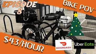 MULTI-APPING FOOD DELIVERY | E-BIKE POV | Earnings Reveal! | Washington DC | EPS 8