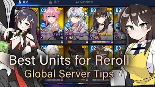 [Counter Side] Best Units to reroll in Global server | Global Server Tips