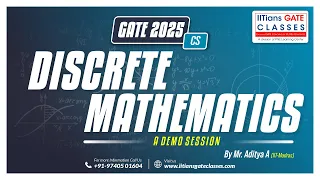 GATE 2025 CS/IT | Demo class on Discrete Mathematics | GATE Computer Science Online Lectures | IGC