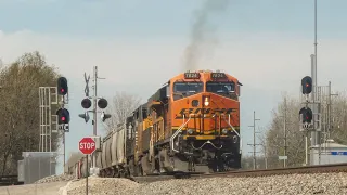Lots of foreign power! BNSF Aces,KCS, Patched power, NS 4003, Southern and more!