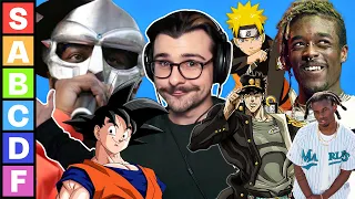 Ranking EVERY Anime Reference in Rap...