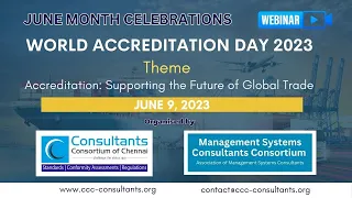 World Accreditation Day 2023  - Webinar  - 9 June, 2023