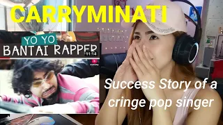 CARRYMINATI | Success Story of A Cringe POP Singer reaction